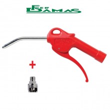 PISTOLA PER ARIA COMPRESSA IN PPL. PROFESSIONALE JWL CANNA CURVA SPESSORE 8 MM
